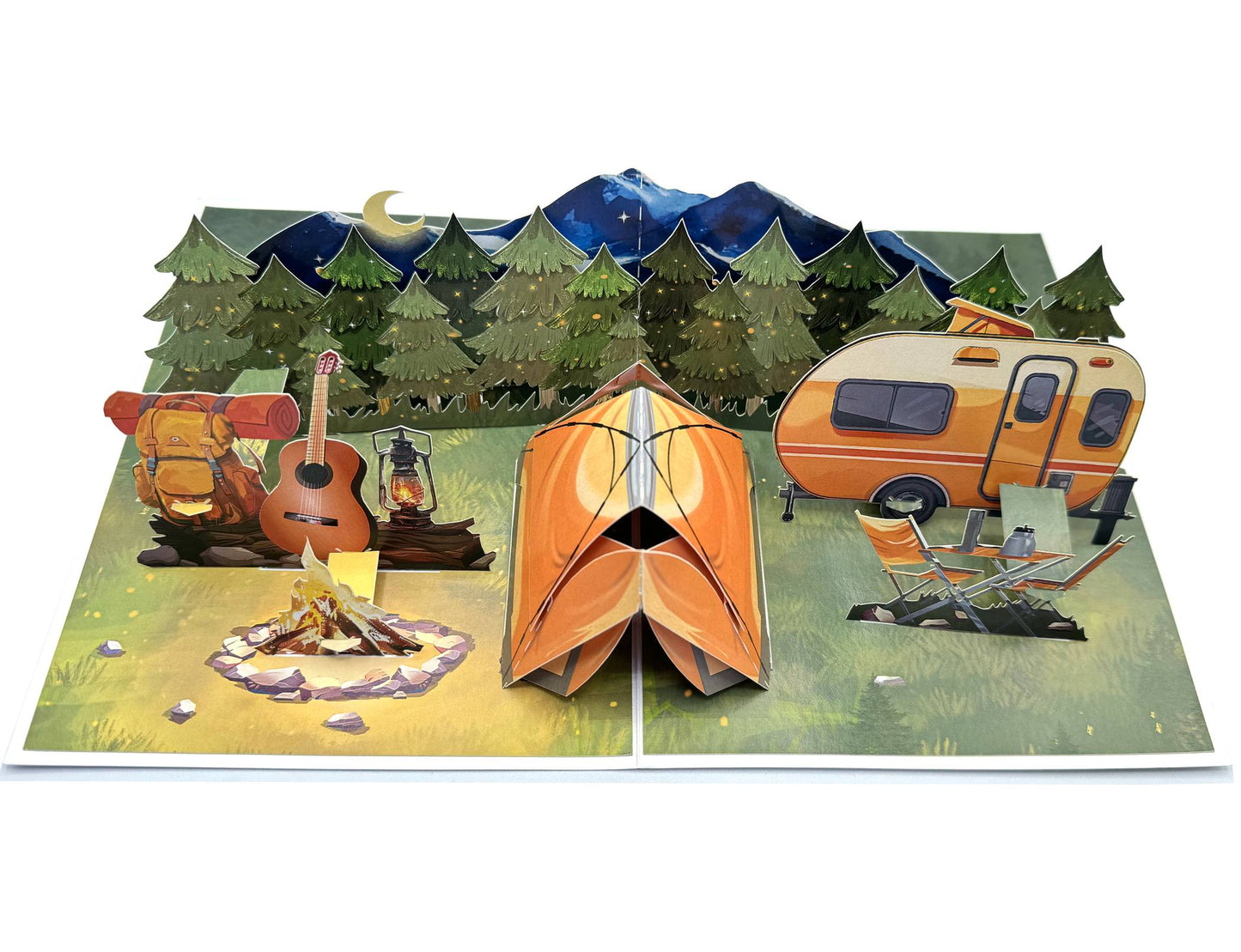 Campfire Memories Pop-Up Card