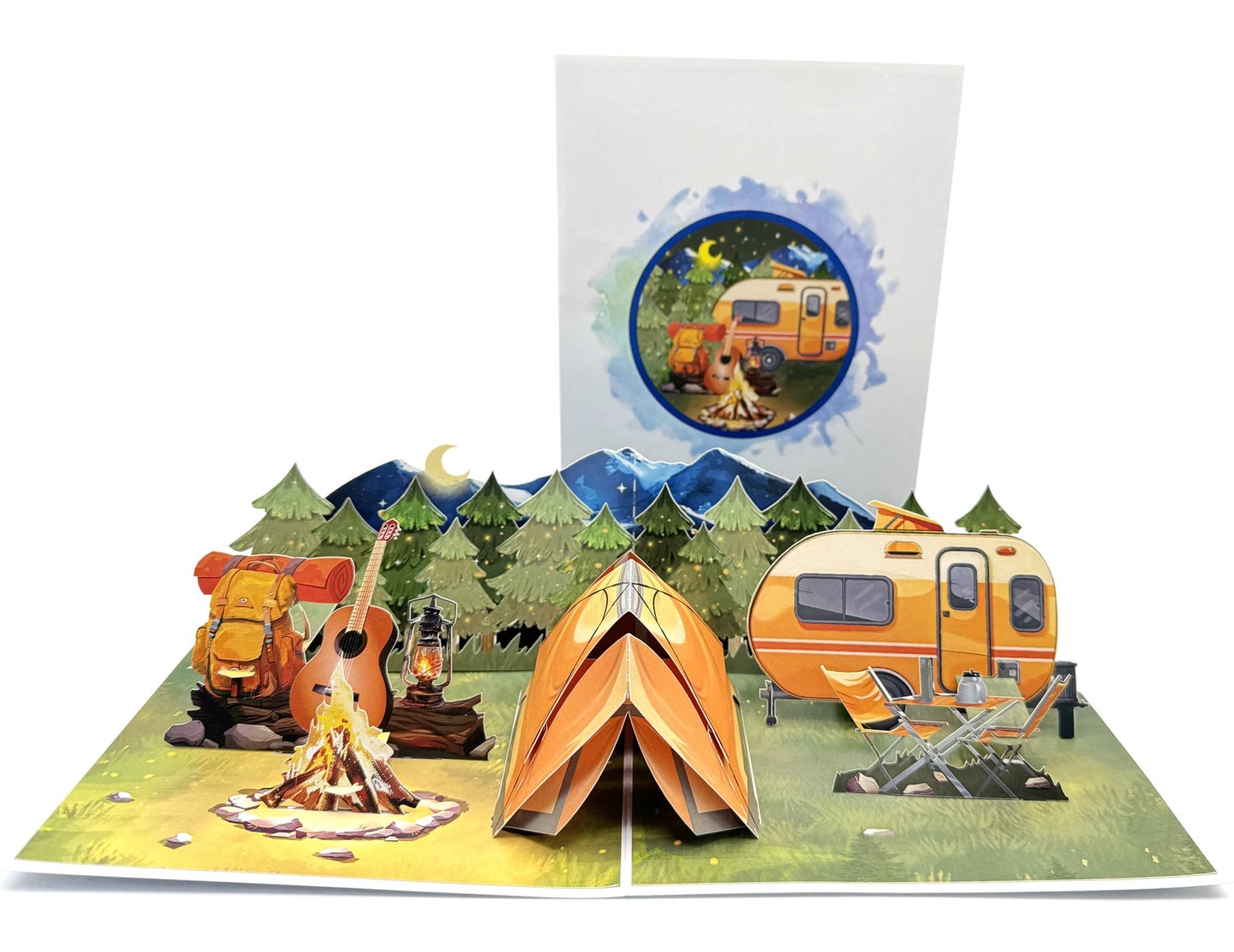 Campfire Memories Pop-Up Card