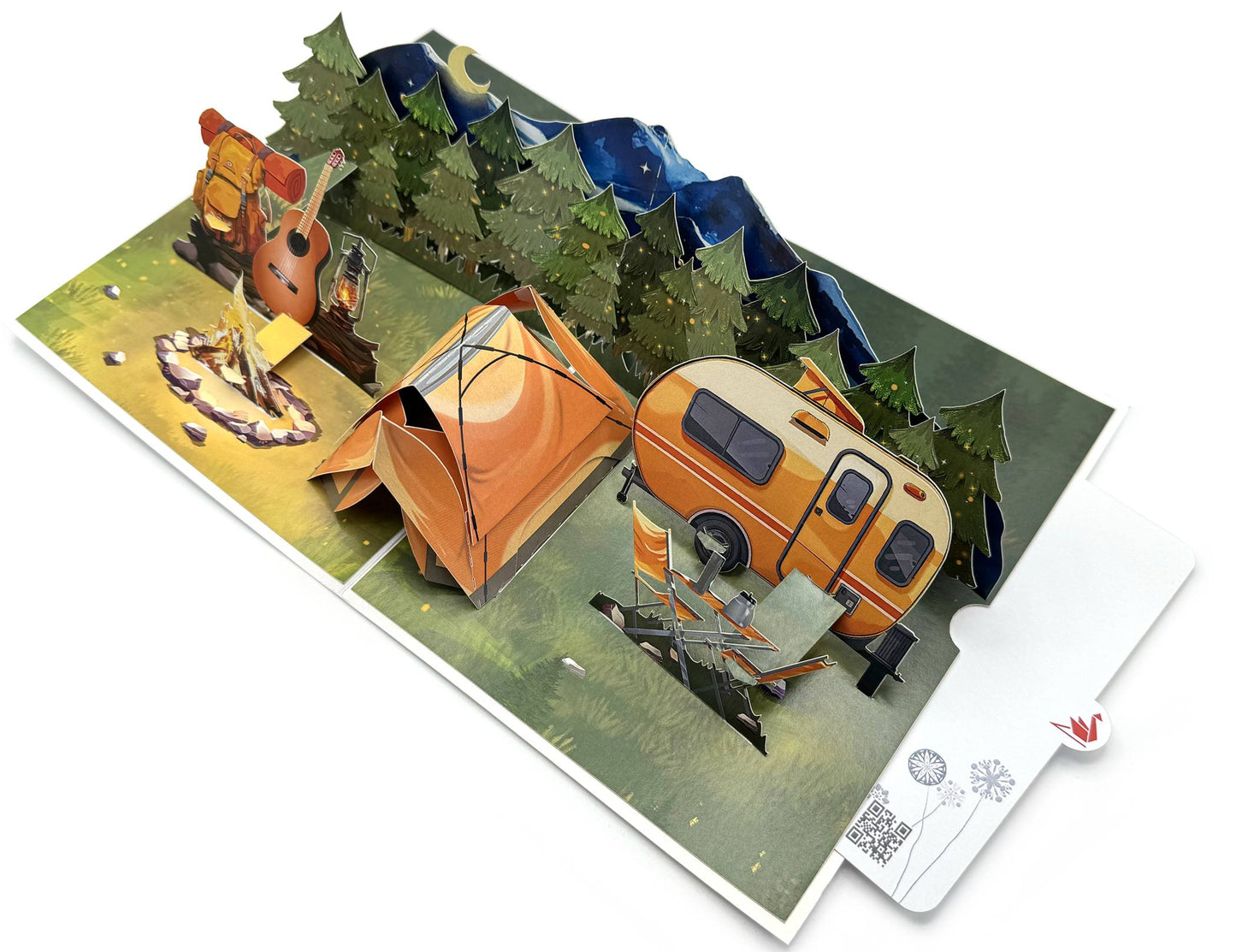 Campfire Memories Pop-Up Card