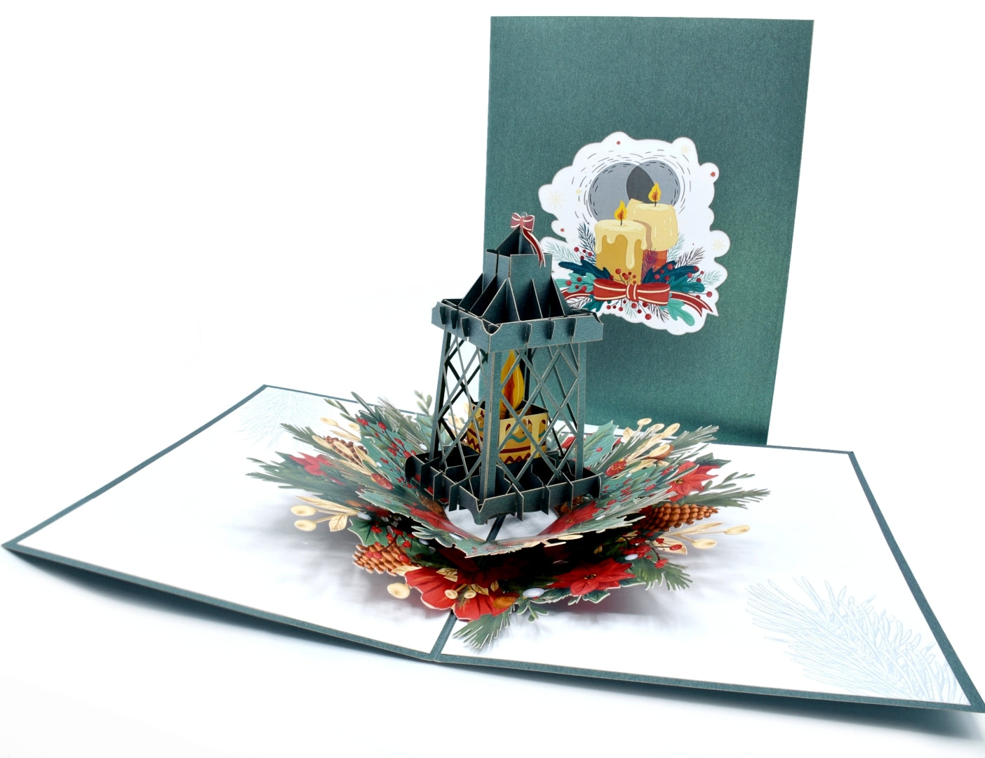 Christmas Lantern Pop Up Card