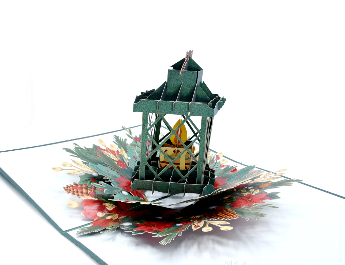 Christmas Lantern Pop Up Card