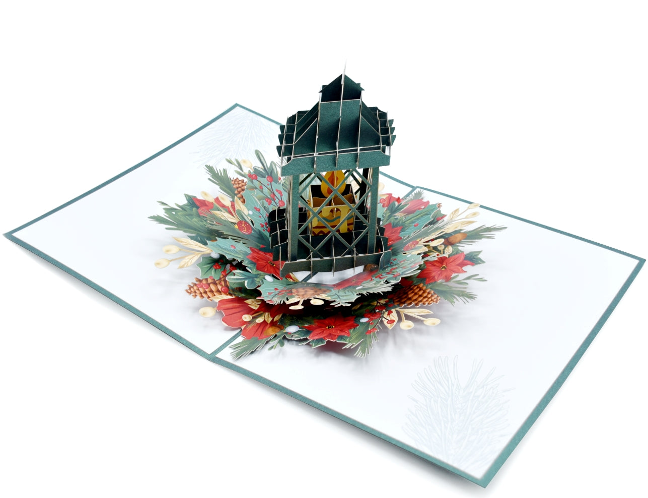 Christmas Lantern Pop Up Card