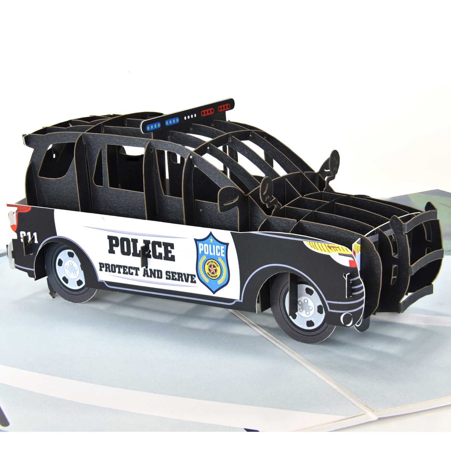 Police Car Pop Up Card