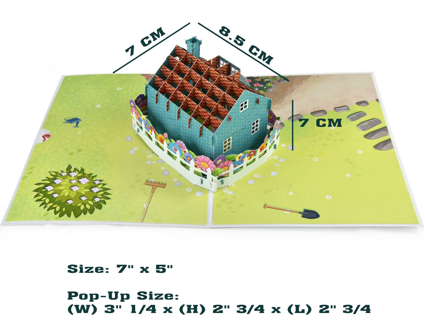 Home Sweet Pop Up Card, Housewarming Card