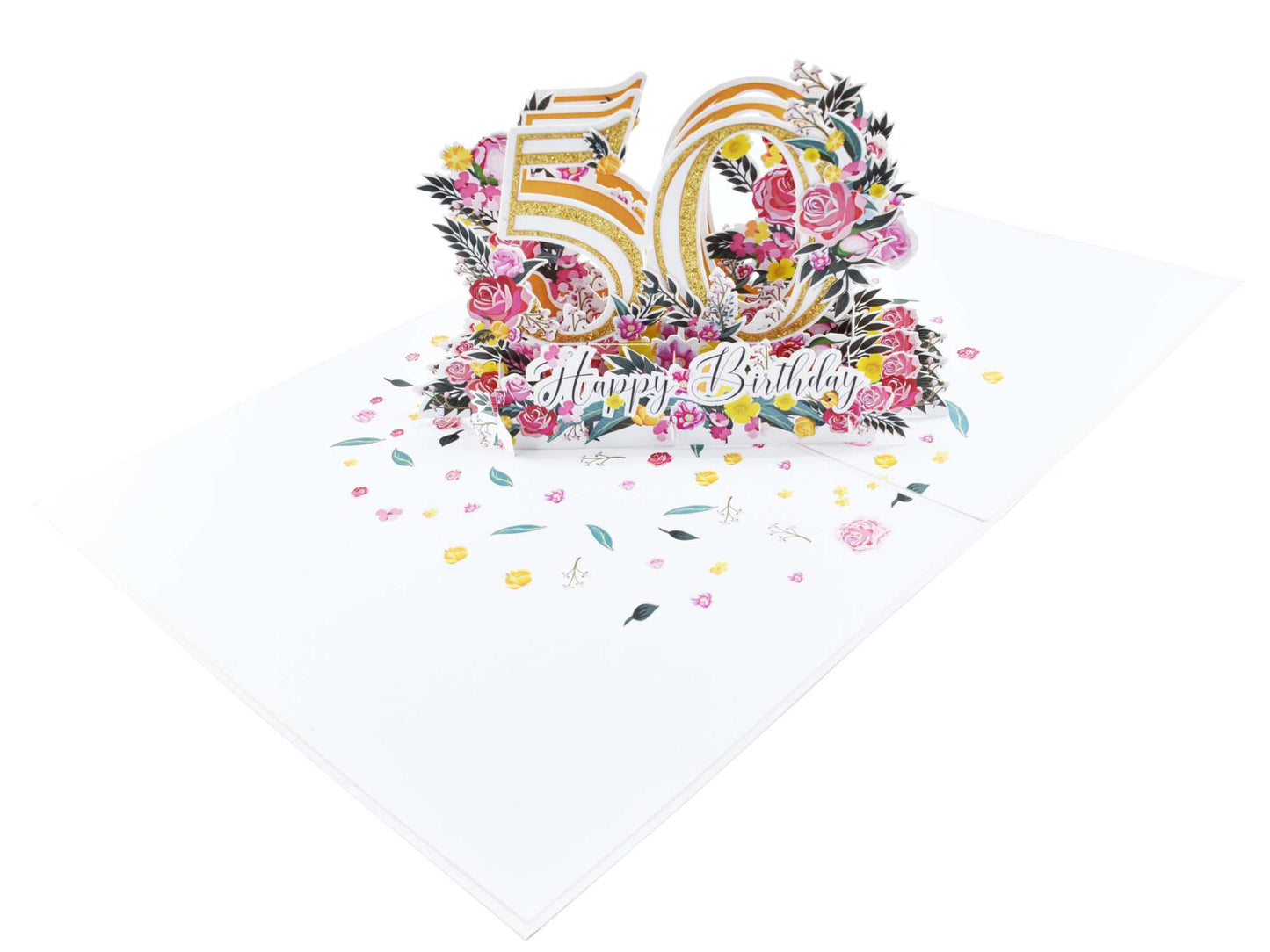 Happy 50th Birthday Pop Up Card