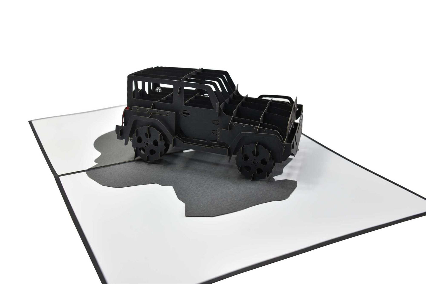 Black Jeep Pop Up Card