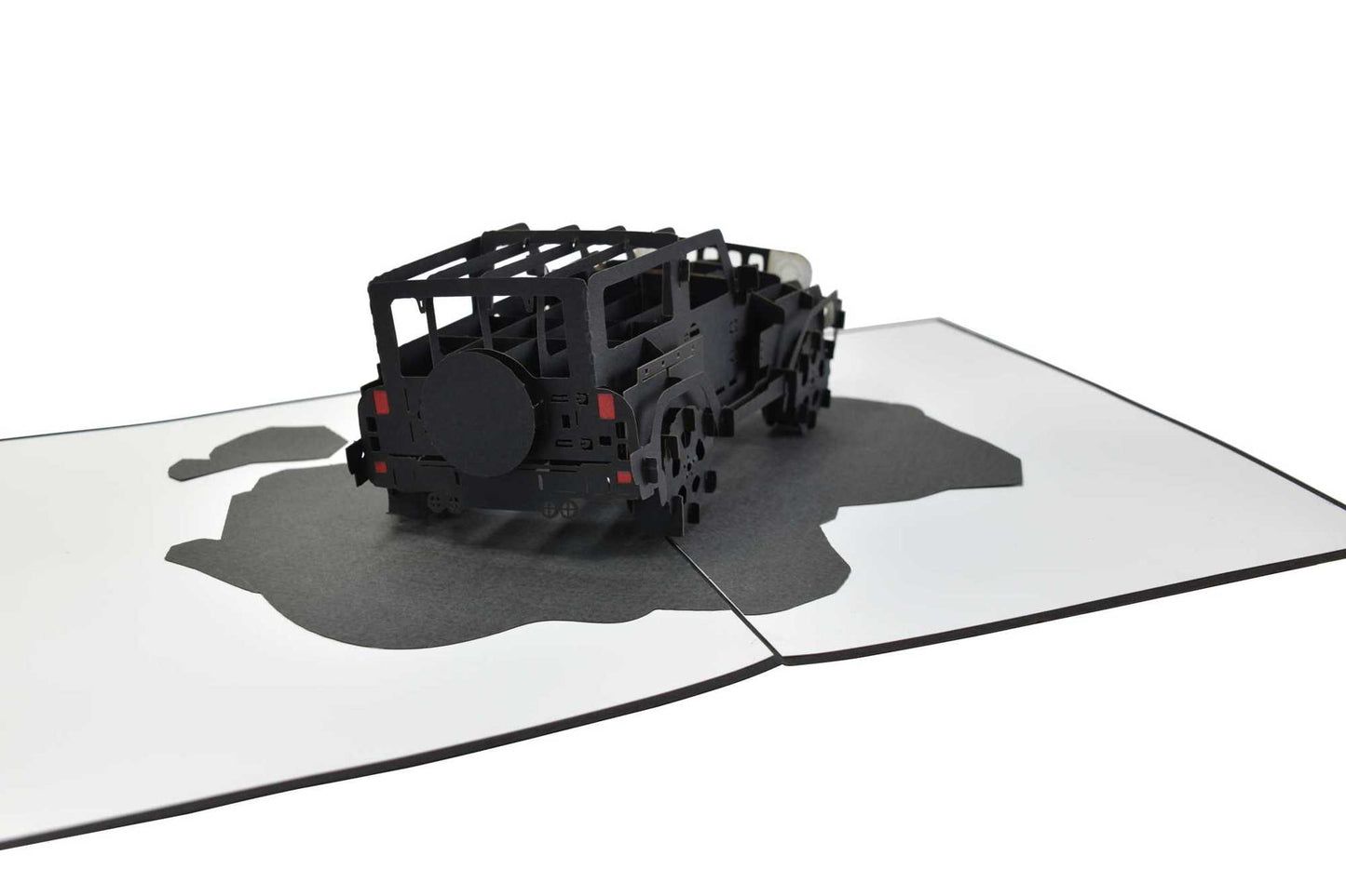 Black Jeep Pop Up Card