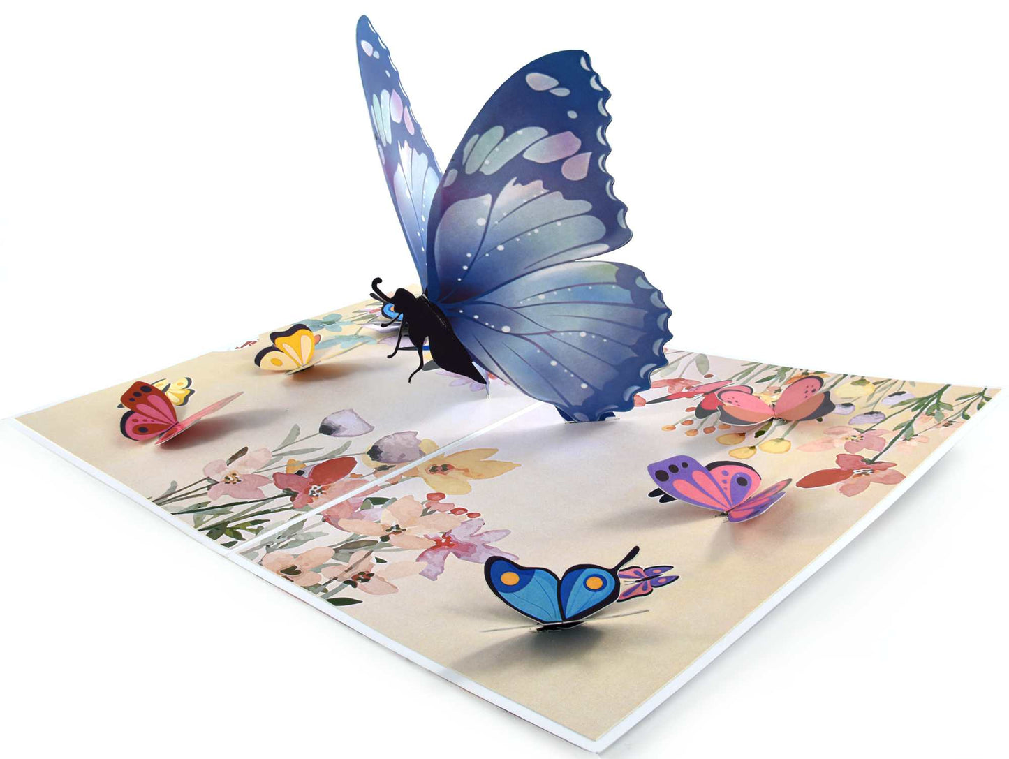Blue Butterfly Pop Up Card