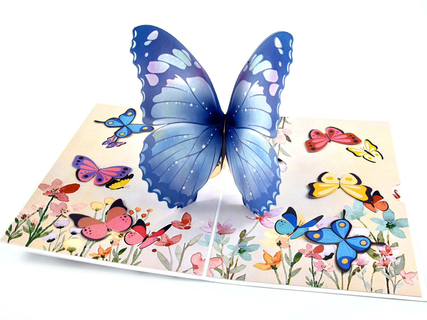 Blue Butterfly Pop Up Card