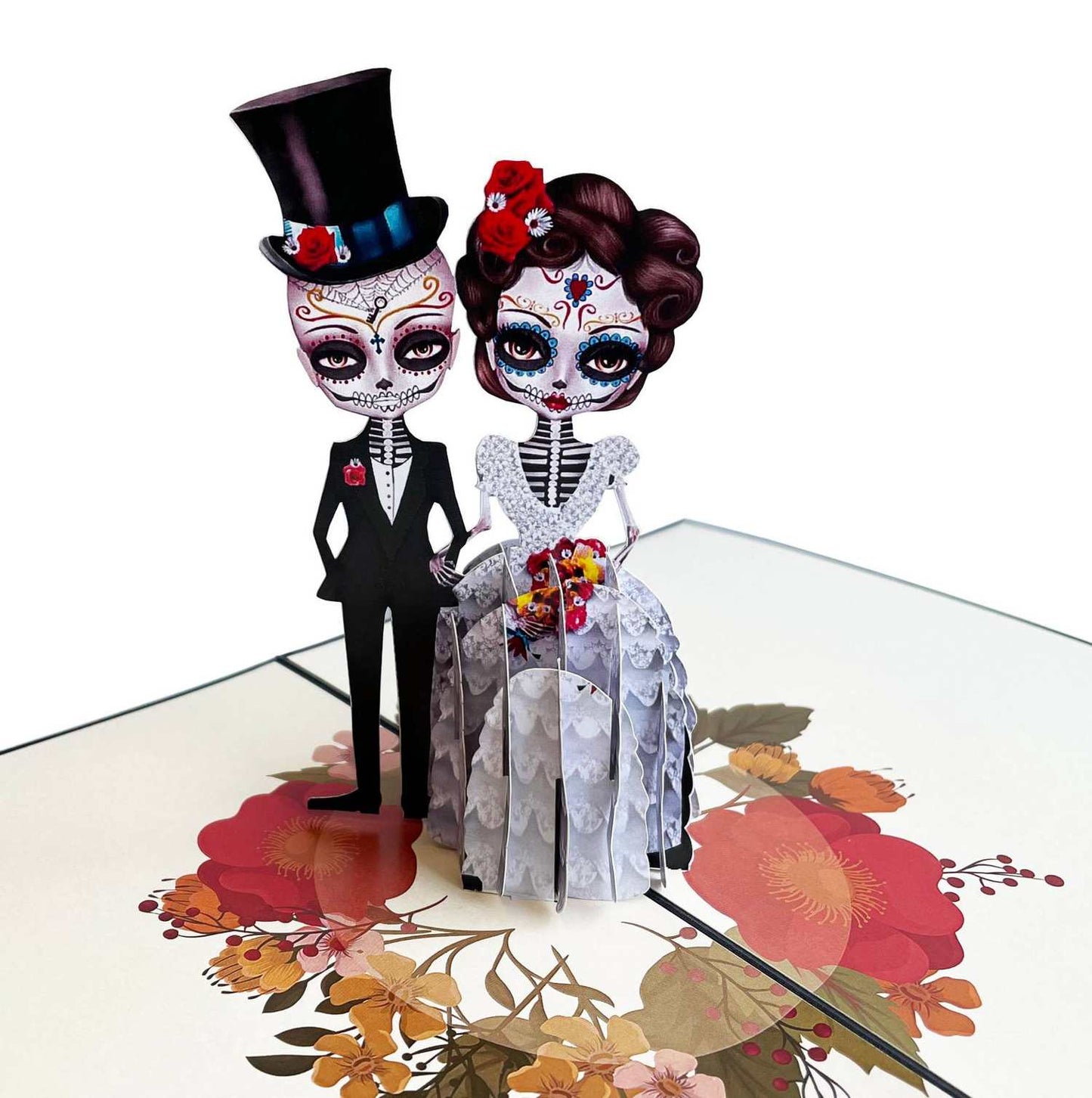 Corpse Couple Pop Up Card
