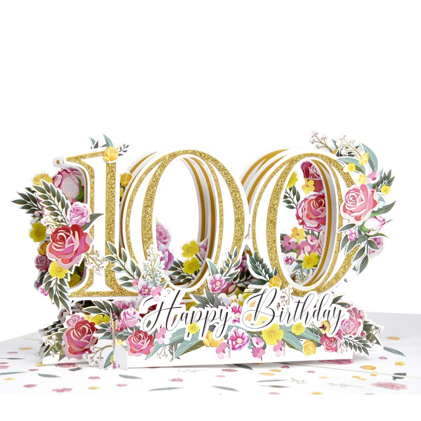 Happy 100th Birthday Pop Up Card