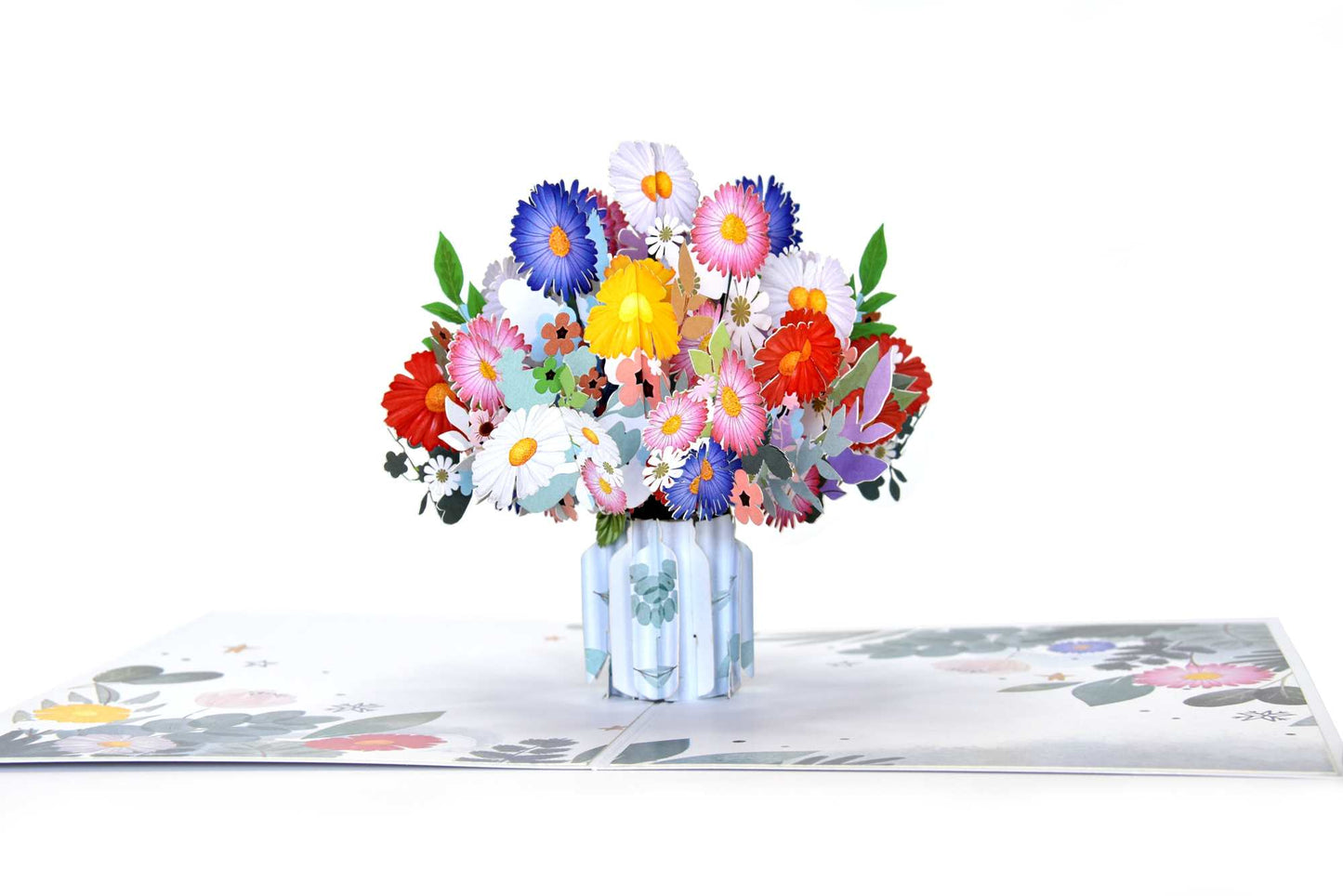 Daisies Vase Pop Up Card