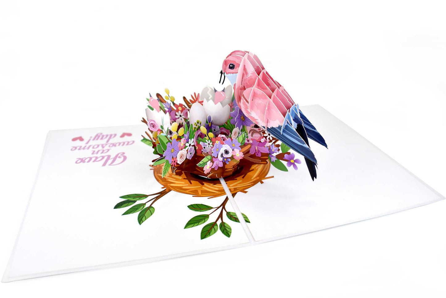 Birds Nest Pop Up Card