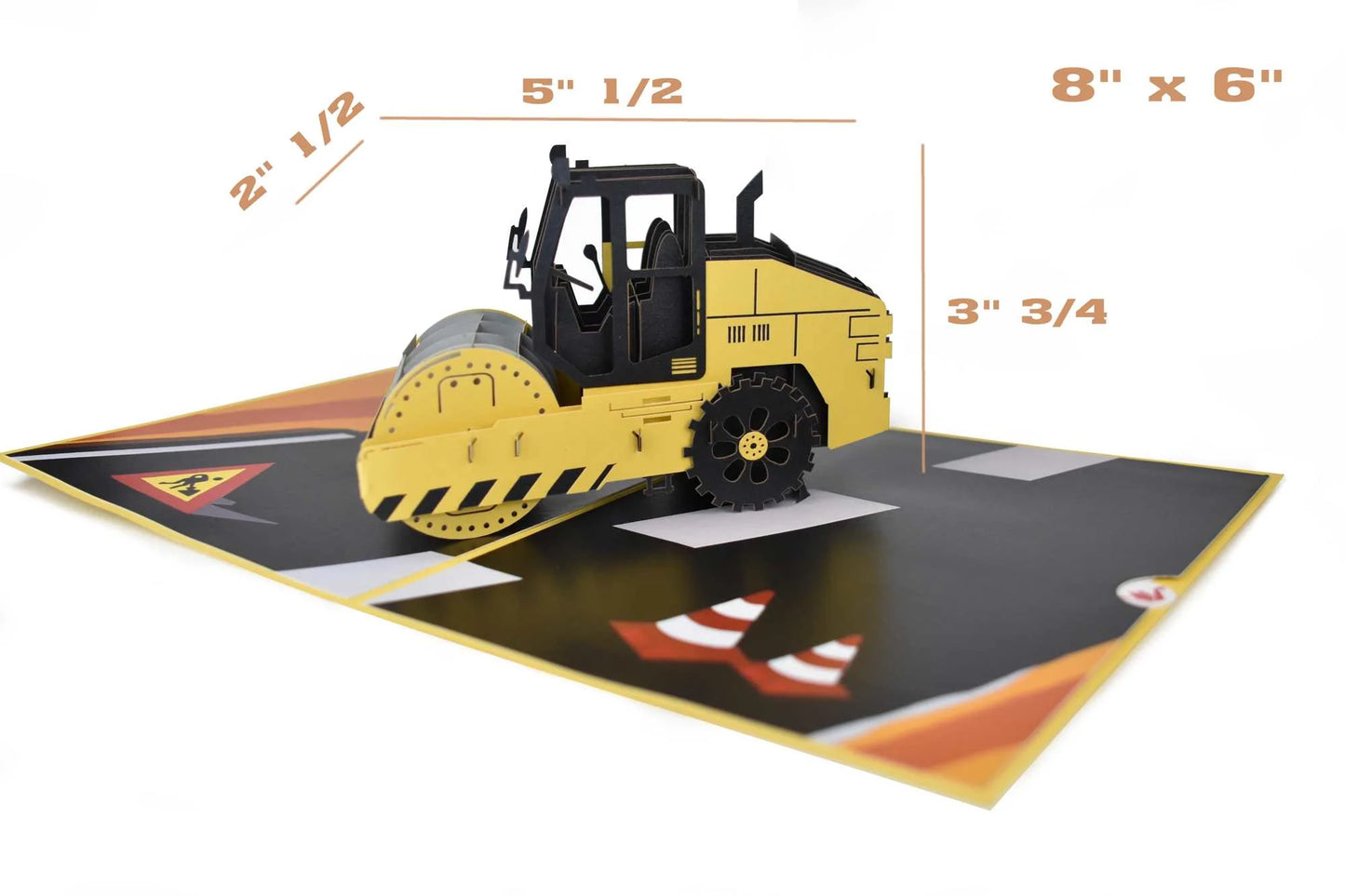 Roller truck, Builder Pop Up Card
