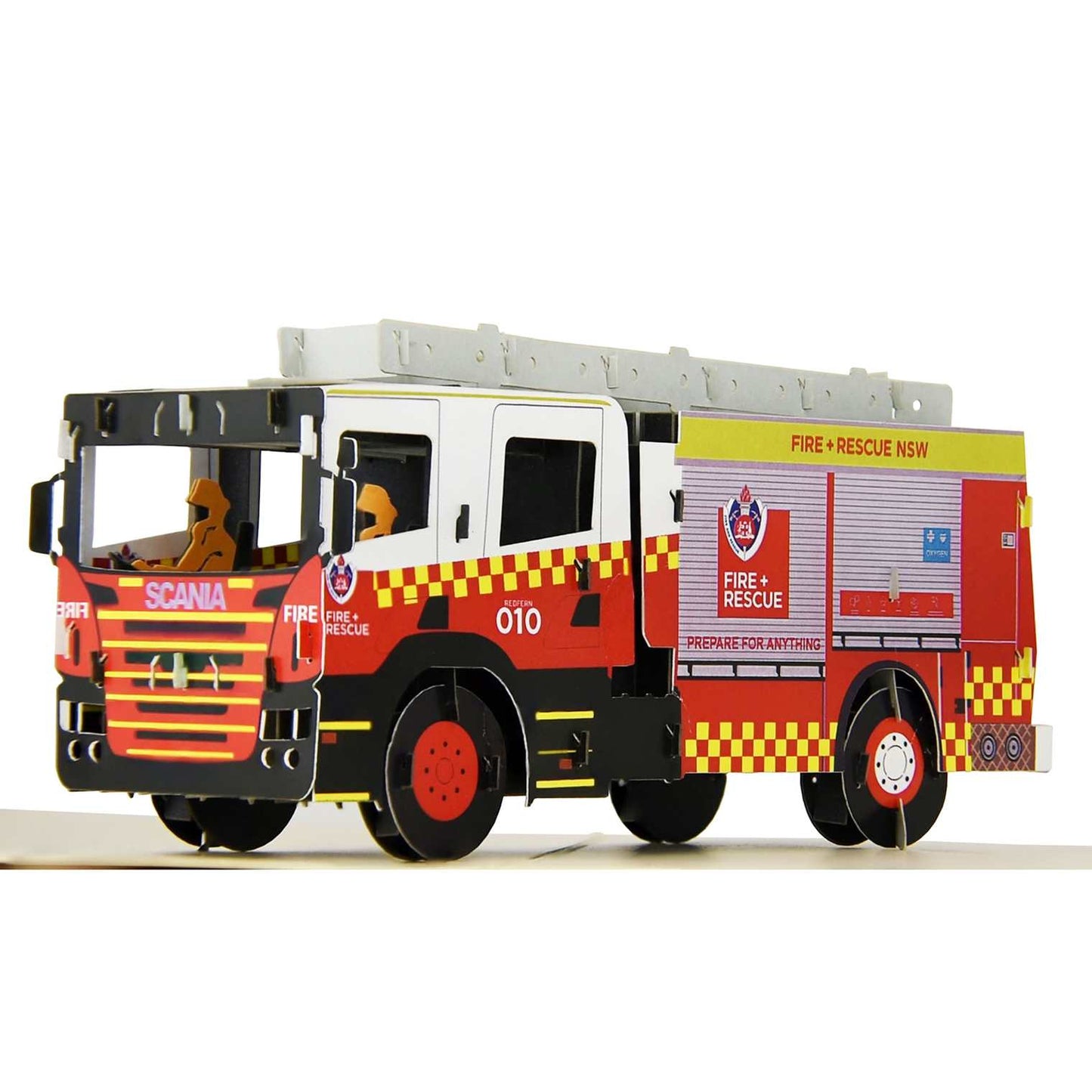 Firetruck Pop Up Card