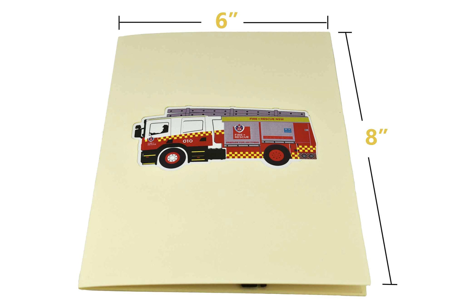 Firetruck Pop Up Card