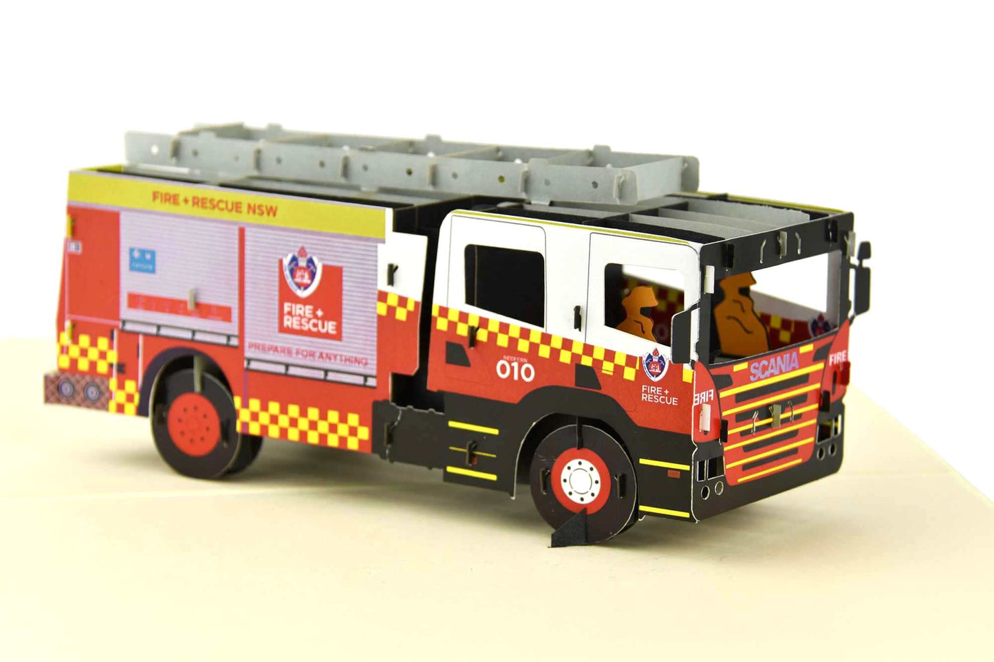 Firetruck Pop Up Card