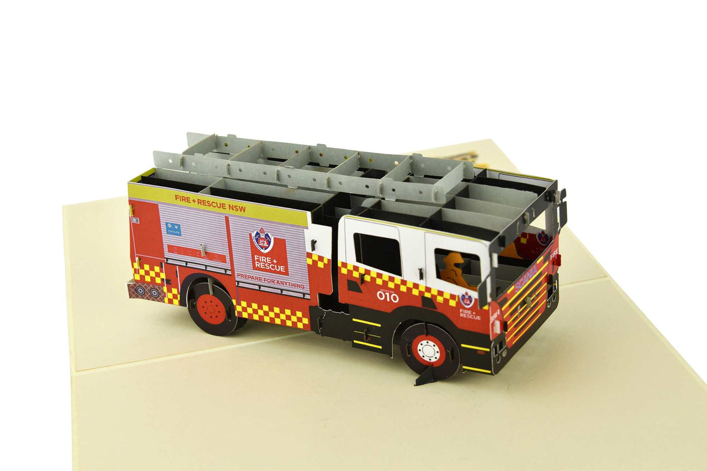 Firetruck Pop Up Card