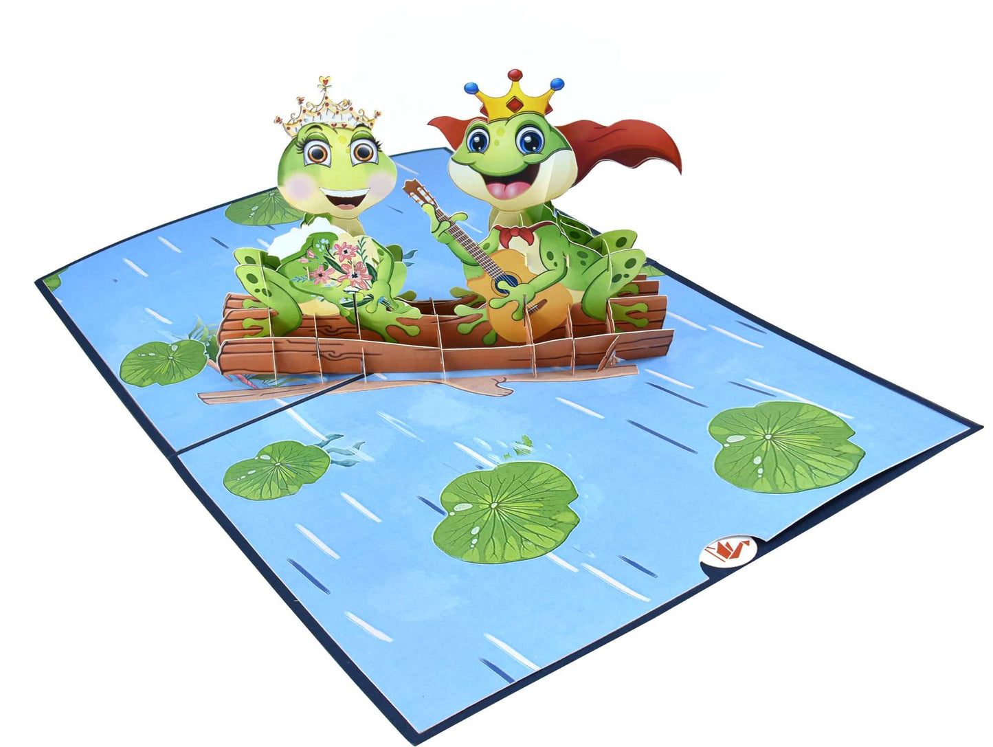Singing Frogs Pop Up Card