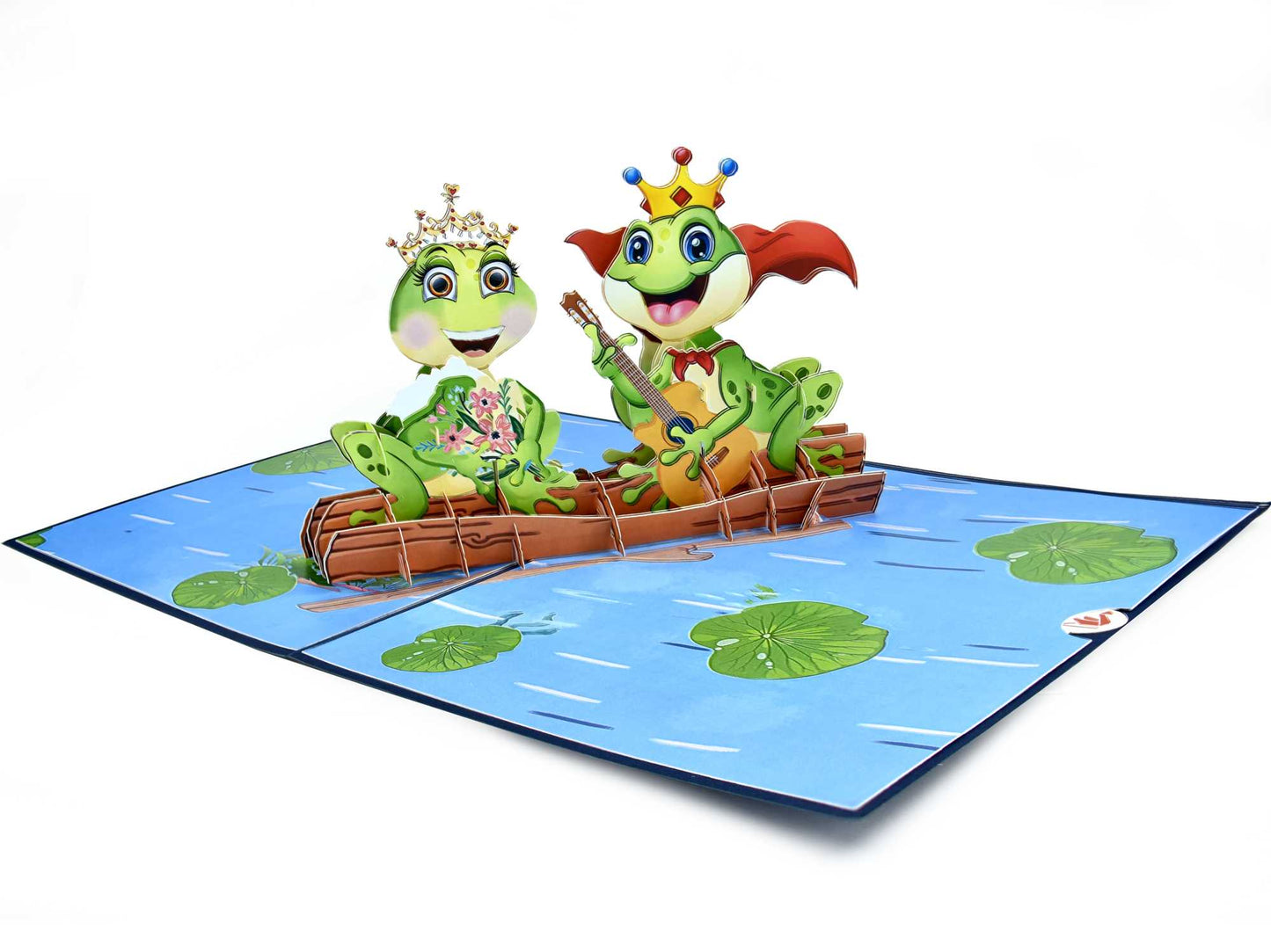 Singing Frogs Pop Up Card