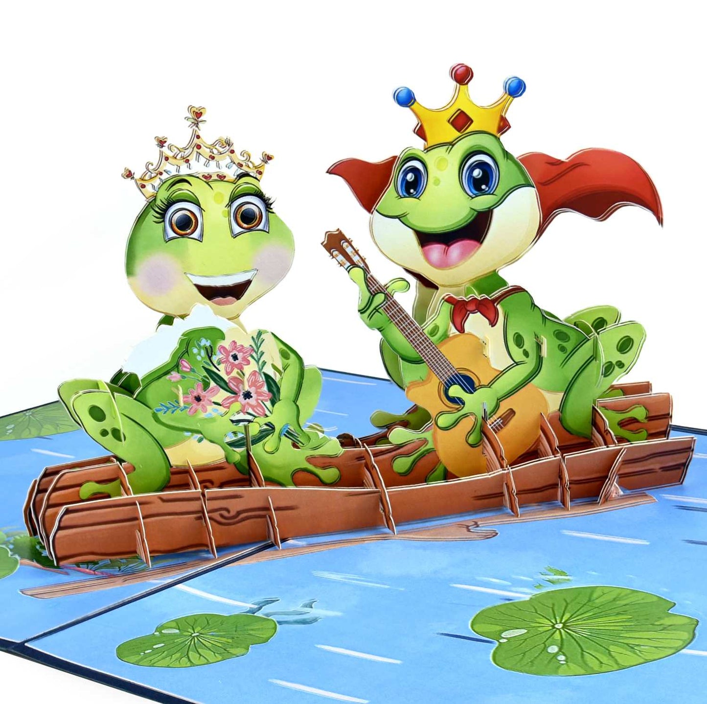 Singing Frogs Pop Up Card