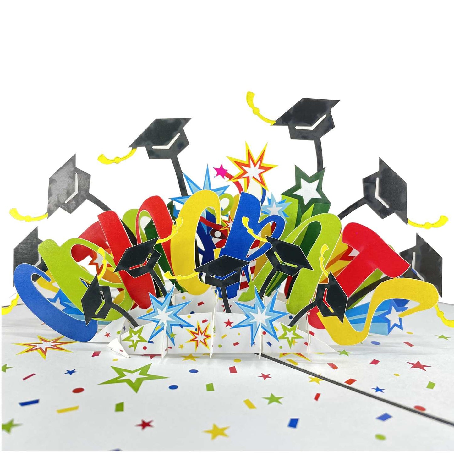 Congrats Graduation Pop Up Card