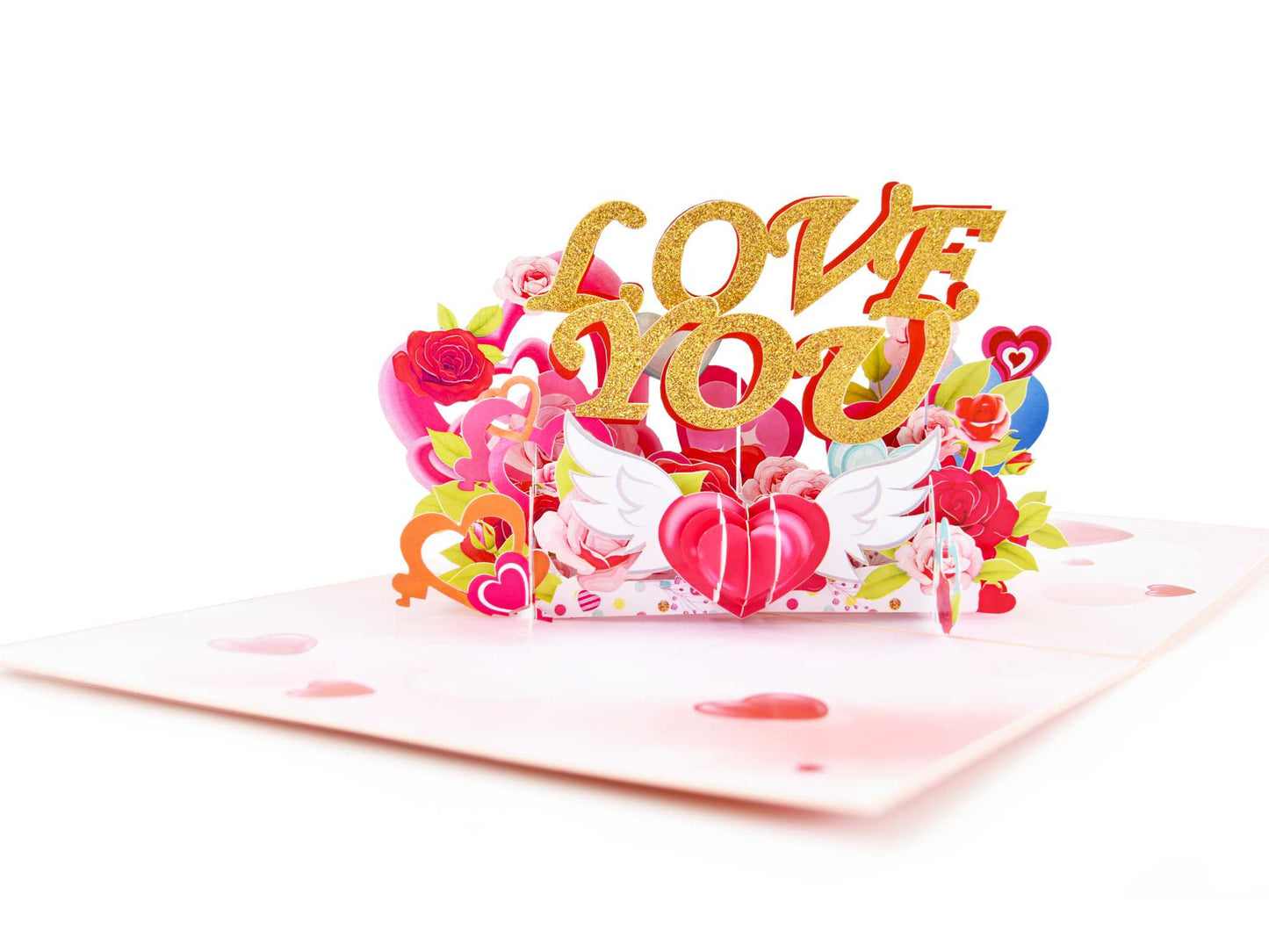 Love You Pop Up Card