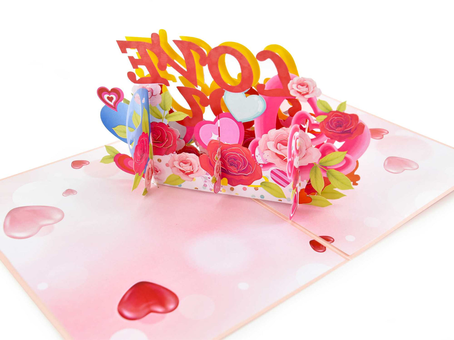 Love You Pop Up Card