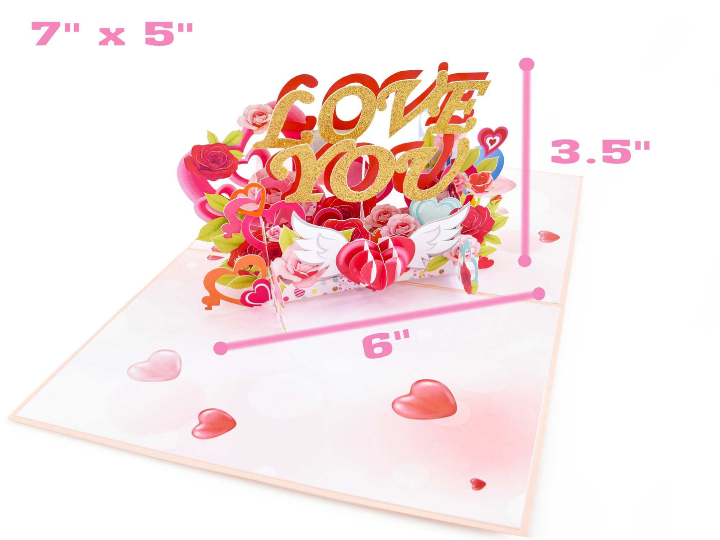 Love You Pop Up Card