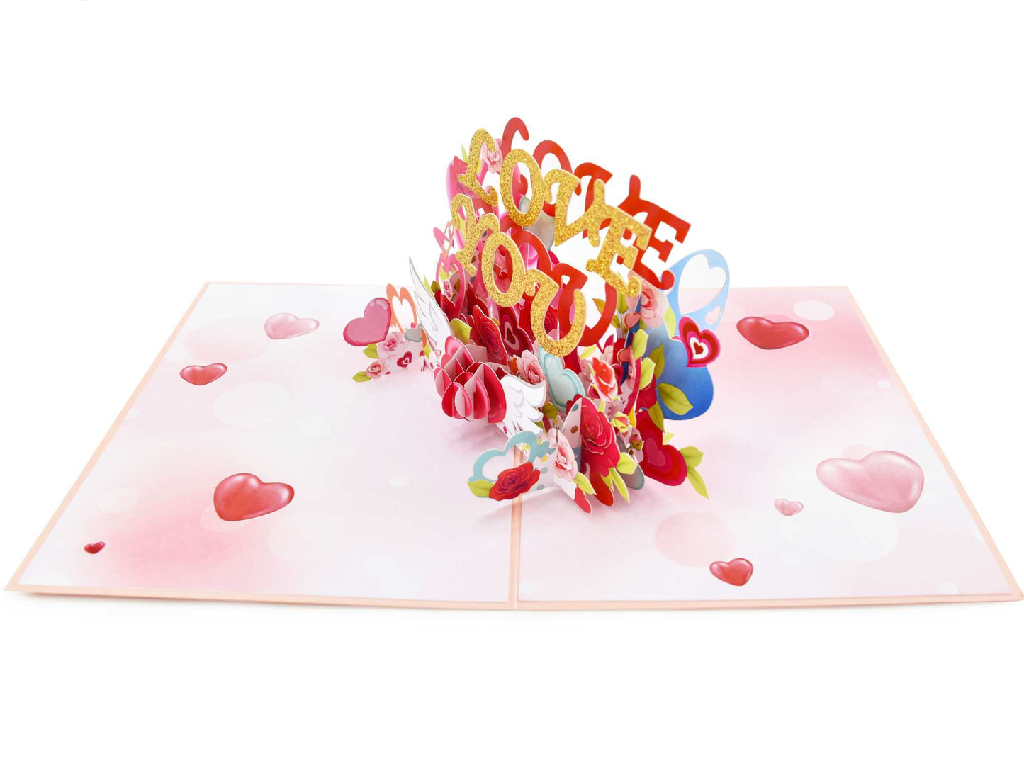 Love You Pop Up Card