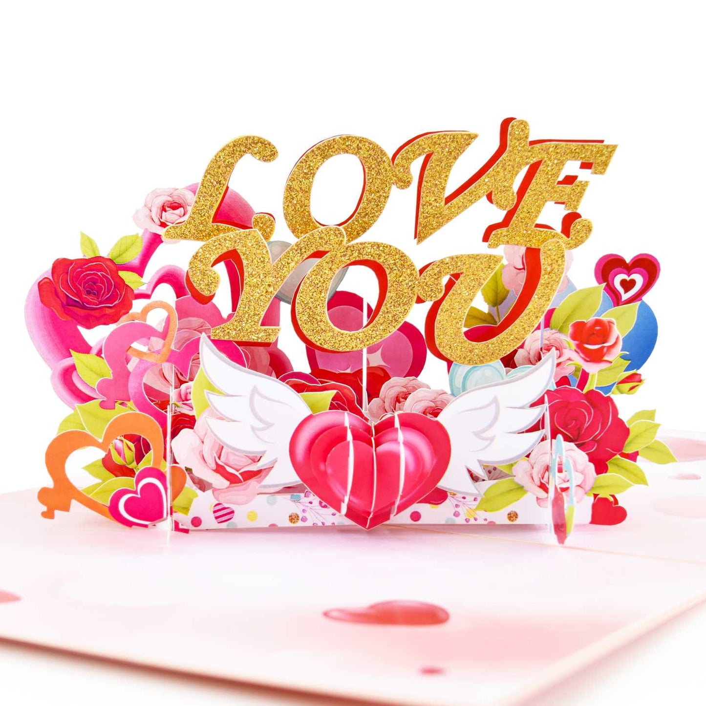 Love You Pop Up Card
