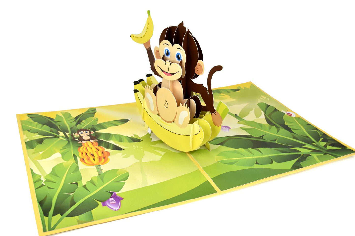 Baby Monkey Pop Up Card