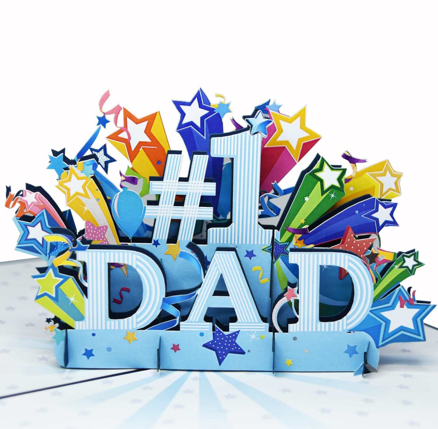 No 1 Dad Pop Up Card