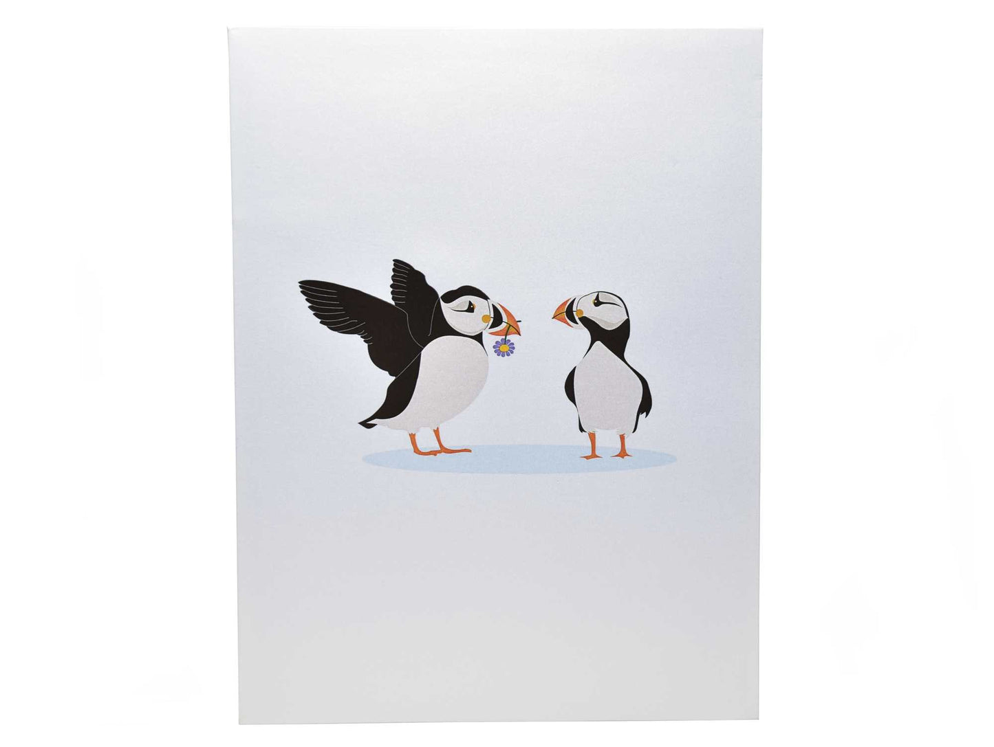 Puffin Coastal Village Pop-Up Card
