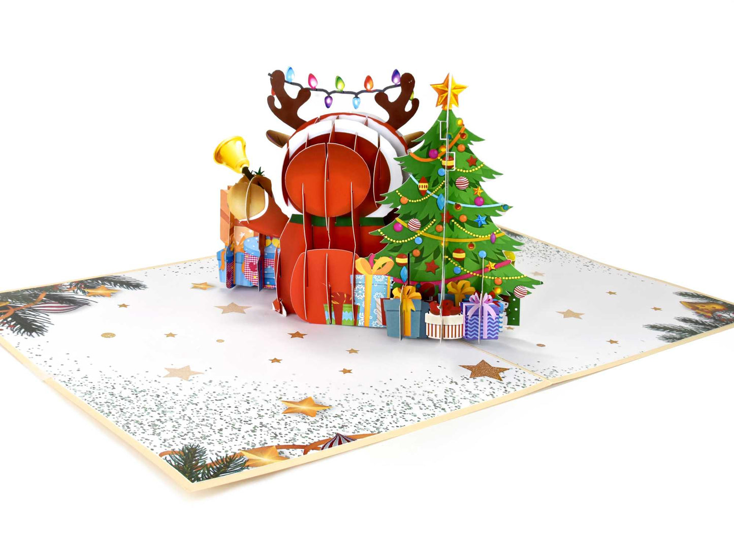 Christmas Baby Reindeer Pop Up Card