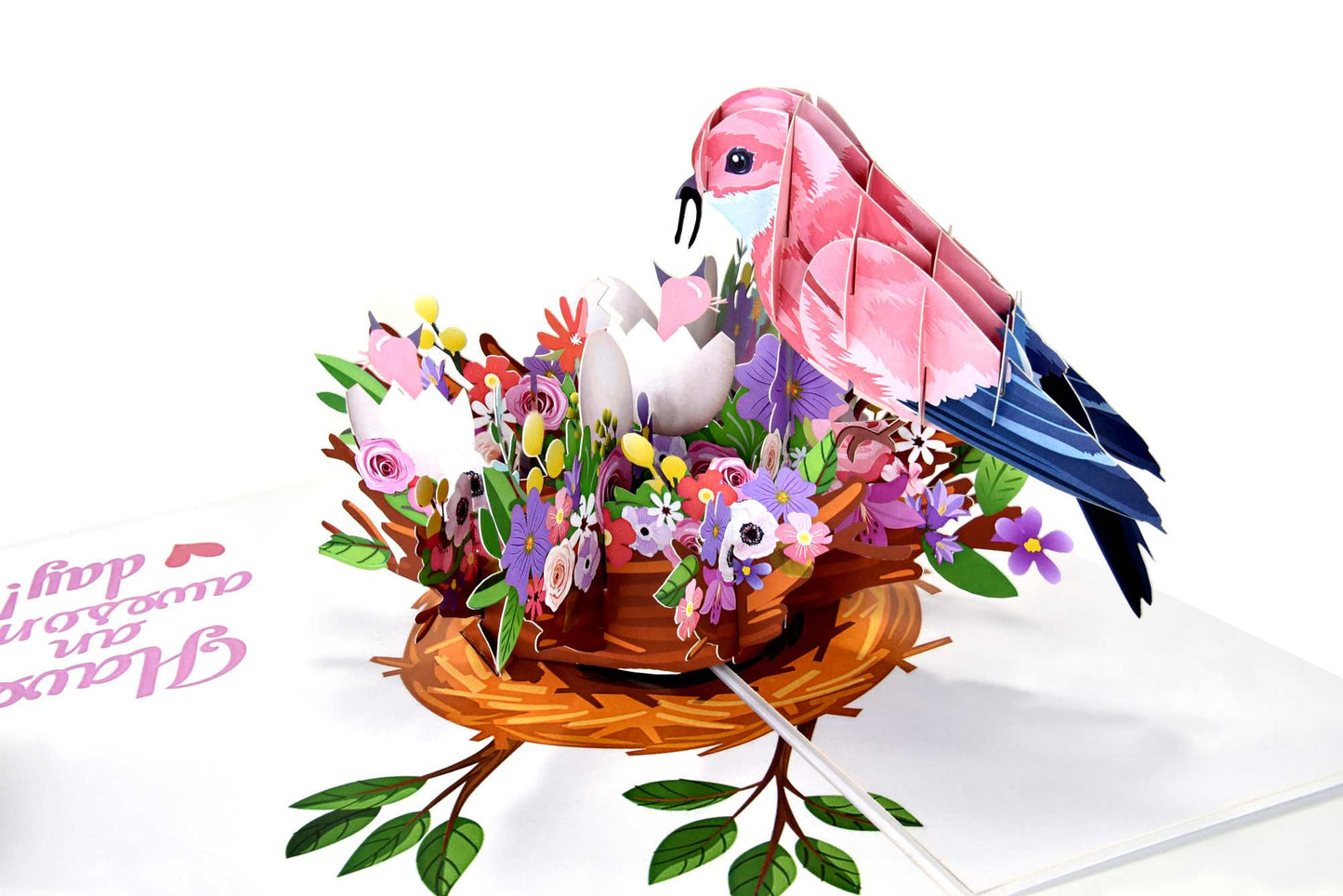 Birds Nest Pop Up Card