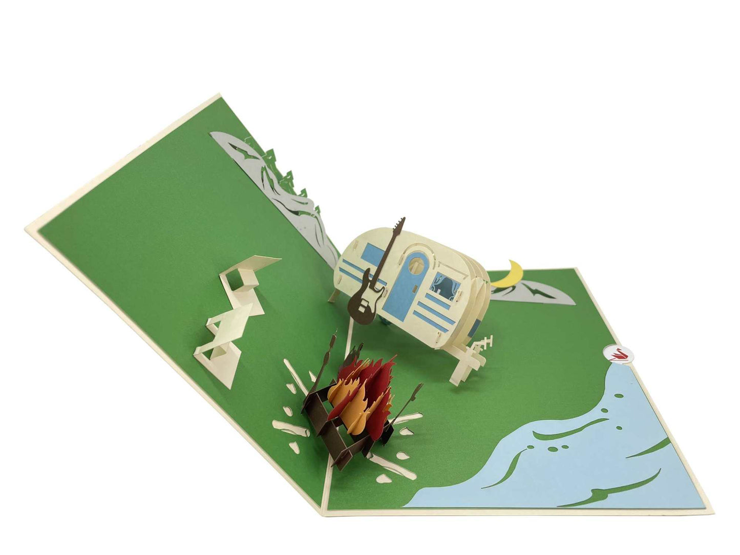 Camping Pop Up Card