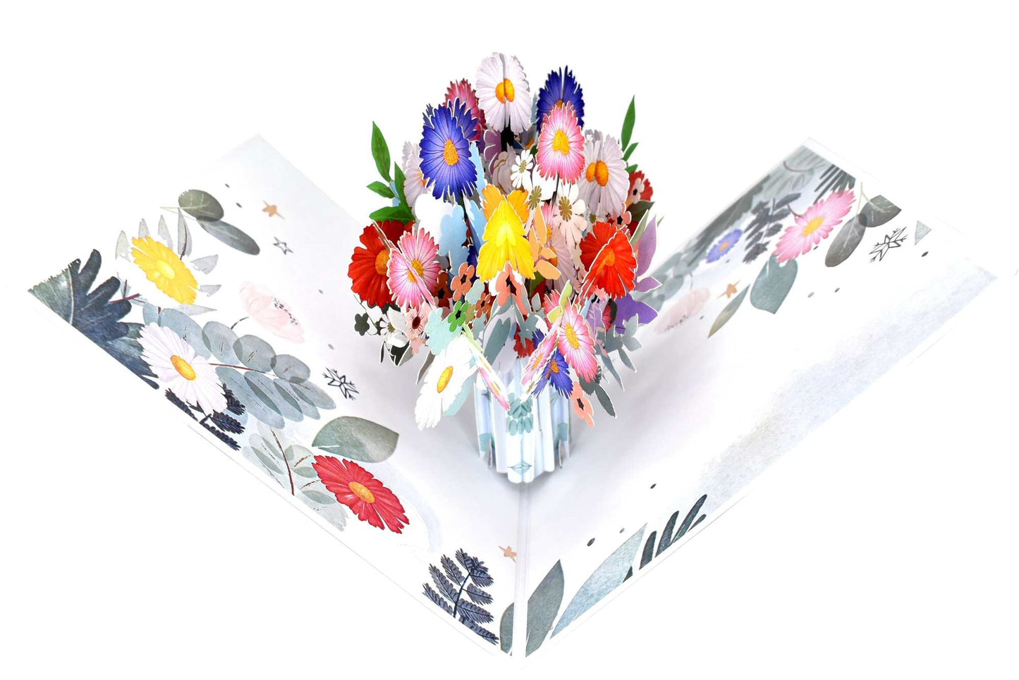 Daisies Vase Pop Up Card
