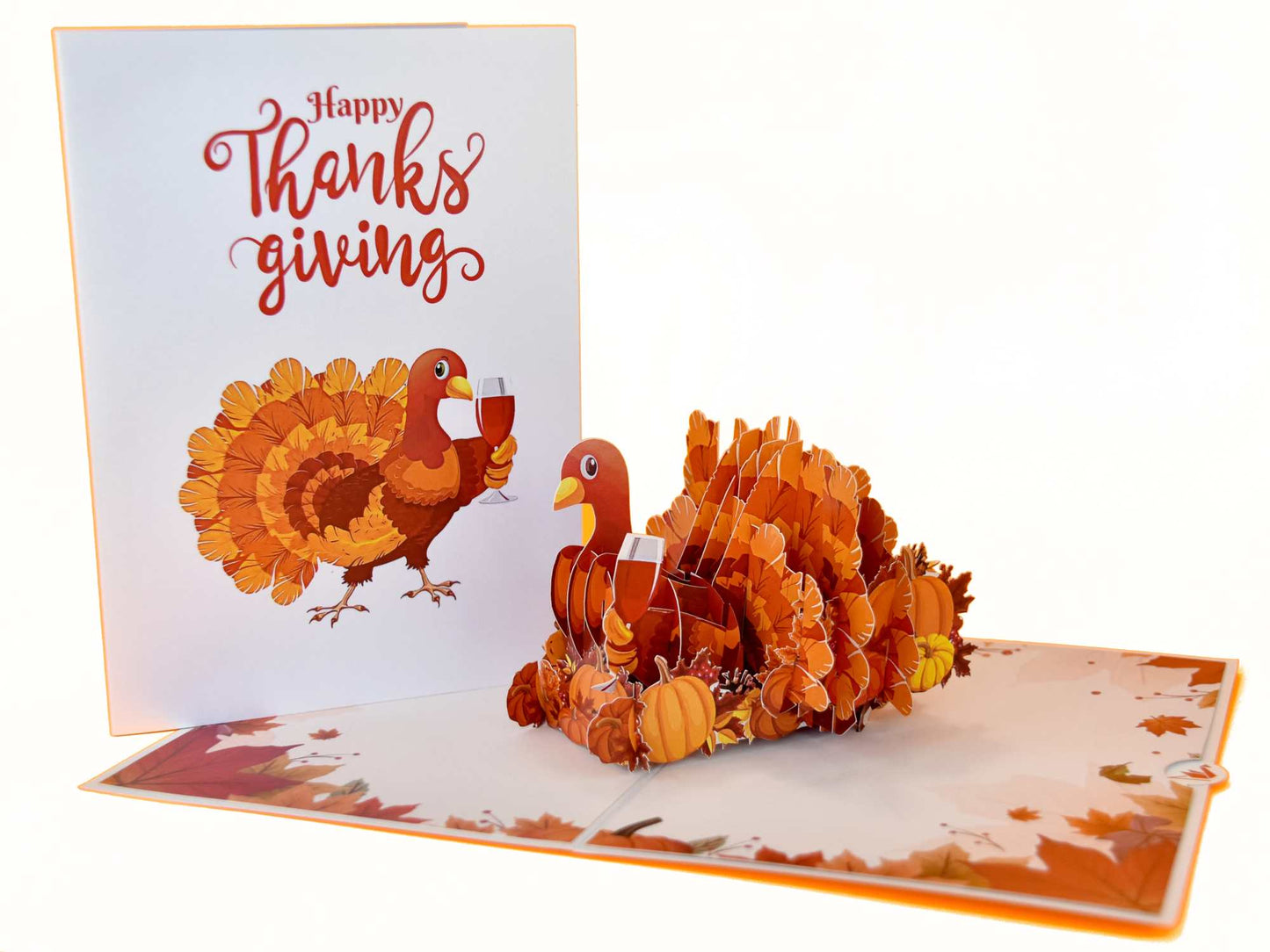 Happy Thanksgiving Turkey Pop Up Card