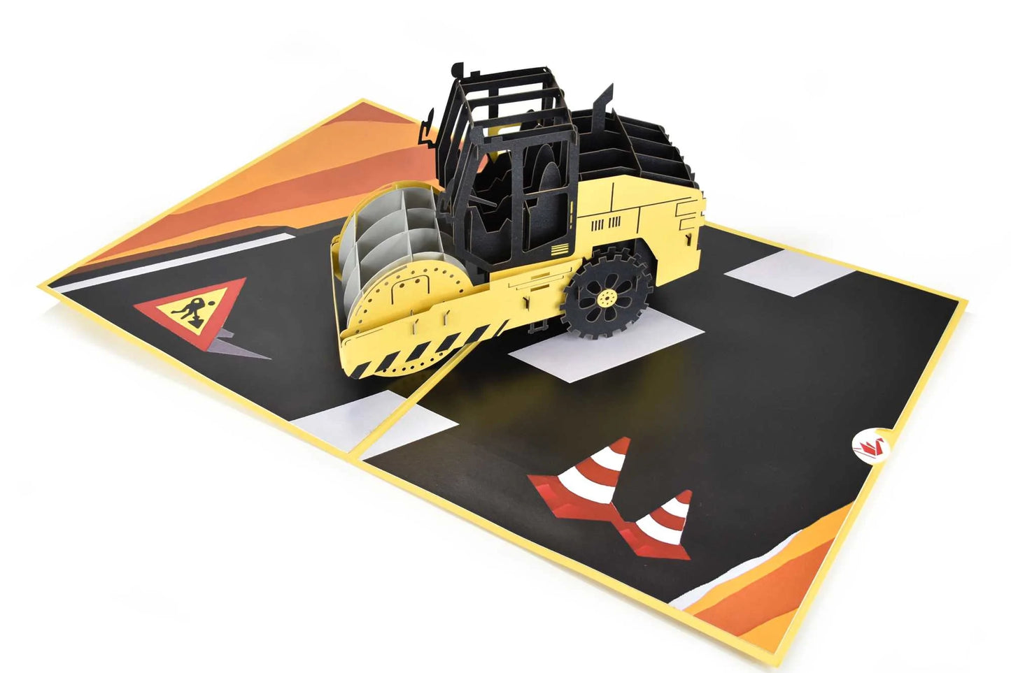Roller truck, Builder Pop Up Card