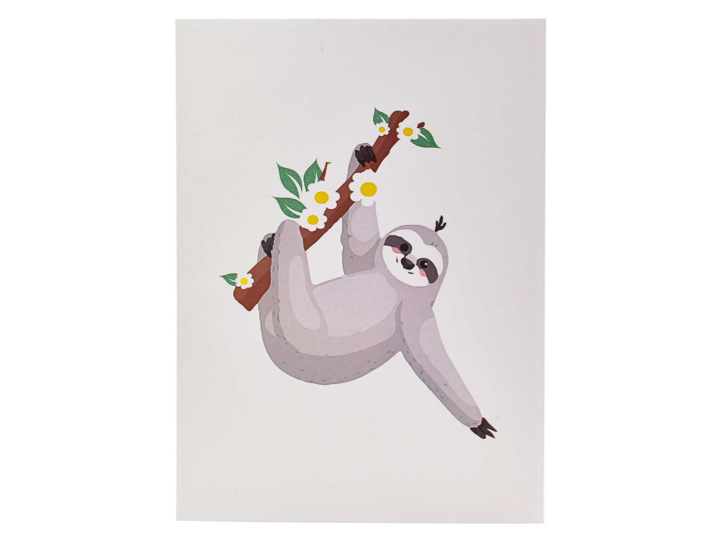 Sloth Pop Up Card