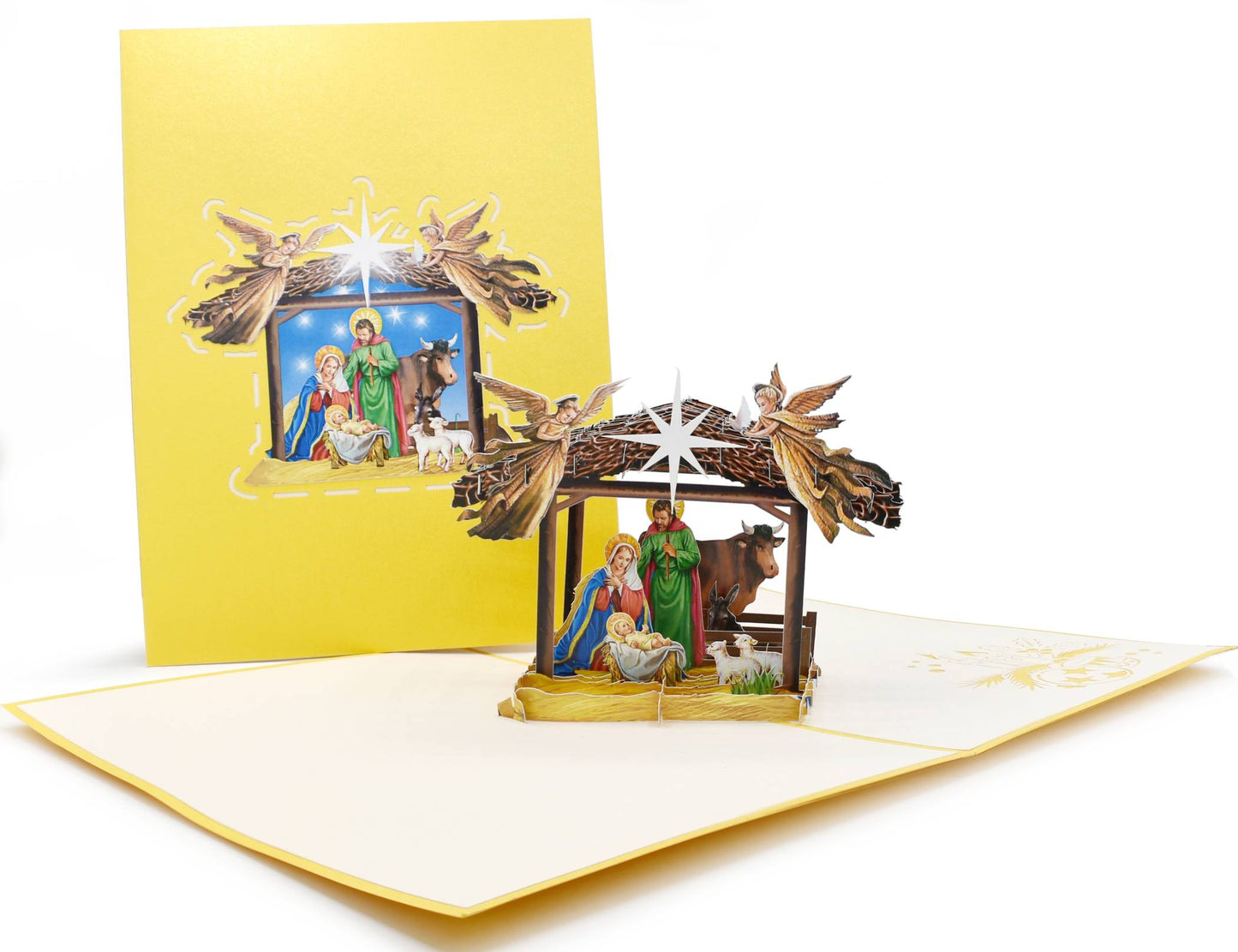 Nativity Scene Christmas Pop Up Card