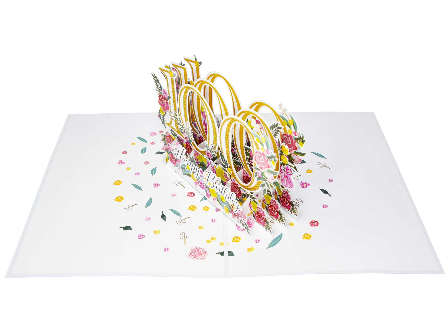 Happy 100th Birthday Pop Up Card