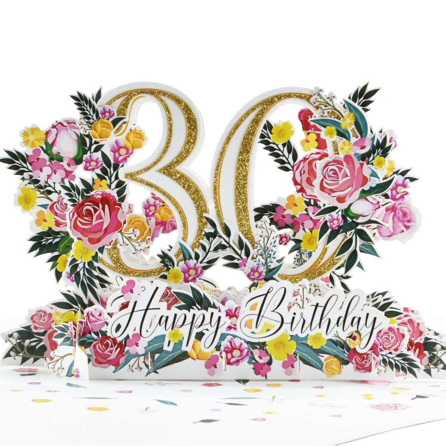 Happy 30th Birthday Pop Up Card