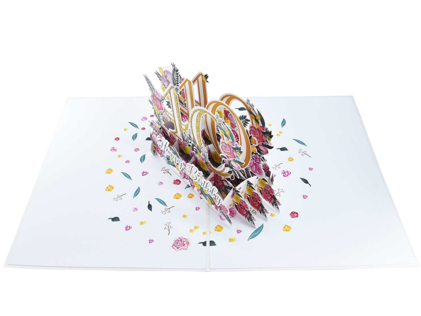 Happy 40th Birthday Pop Up Card