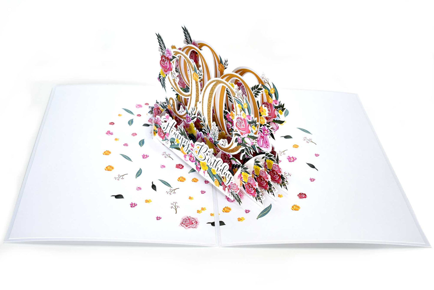 Happy 90th Birthday Pop Up Card