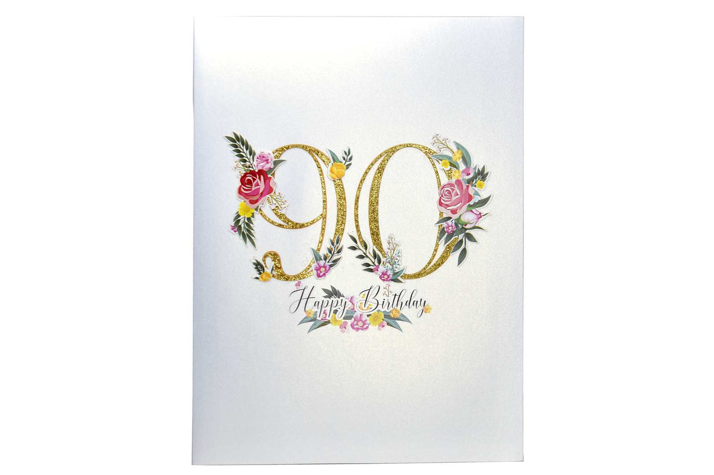 Happy 90th Birthday Pop Up Card