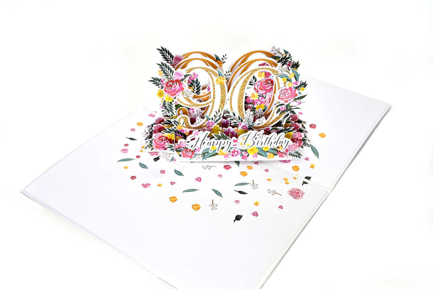 Happy 90th Birthday Pop Up Card