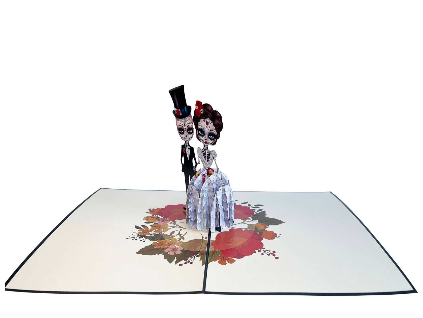 Corpse Couple Pop Up Card