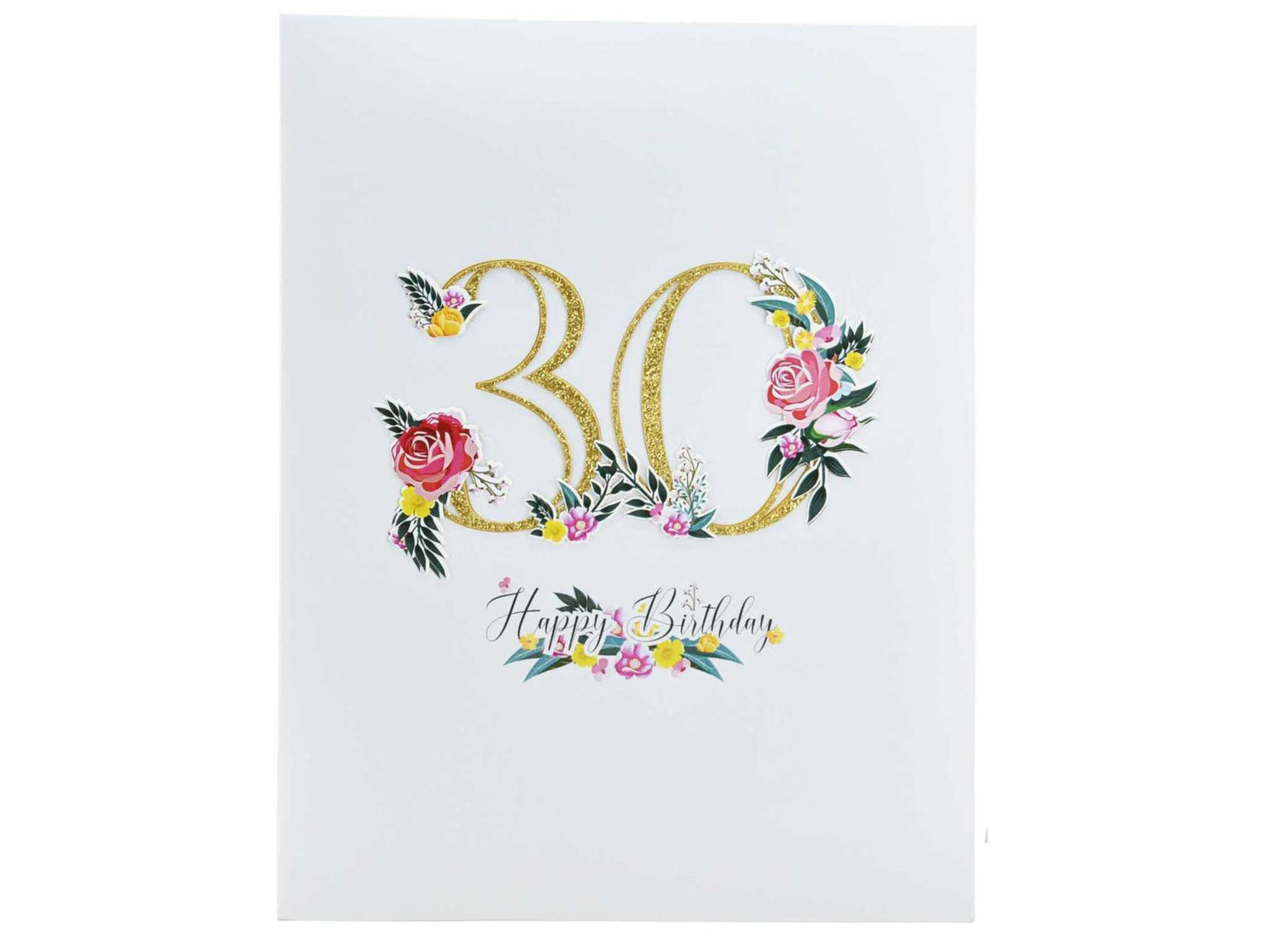 Happy 30th Birthday Pop Up Card